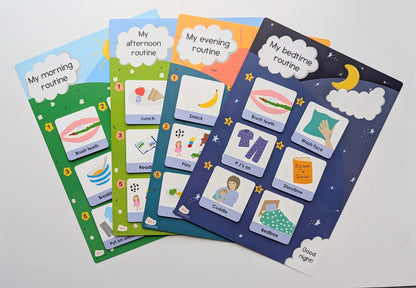4 Pack Daily Routine Chart