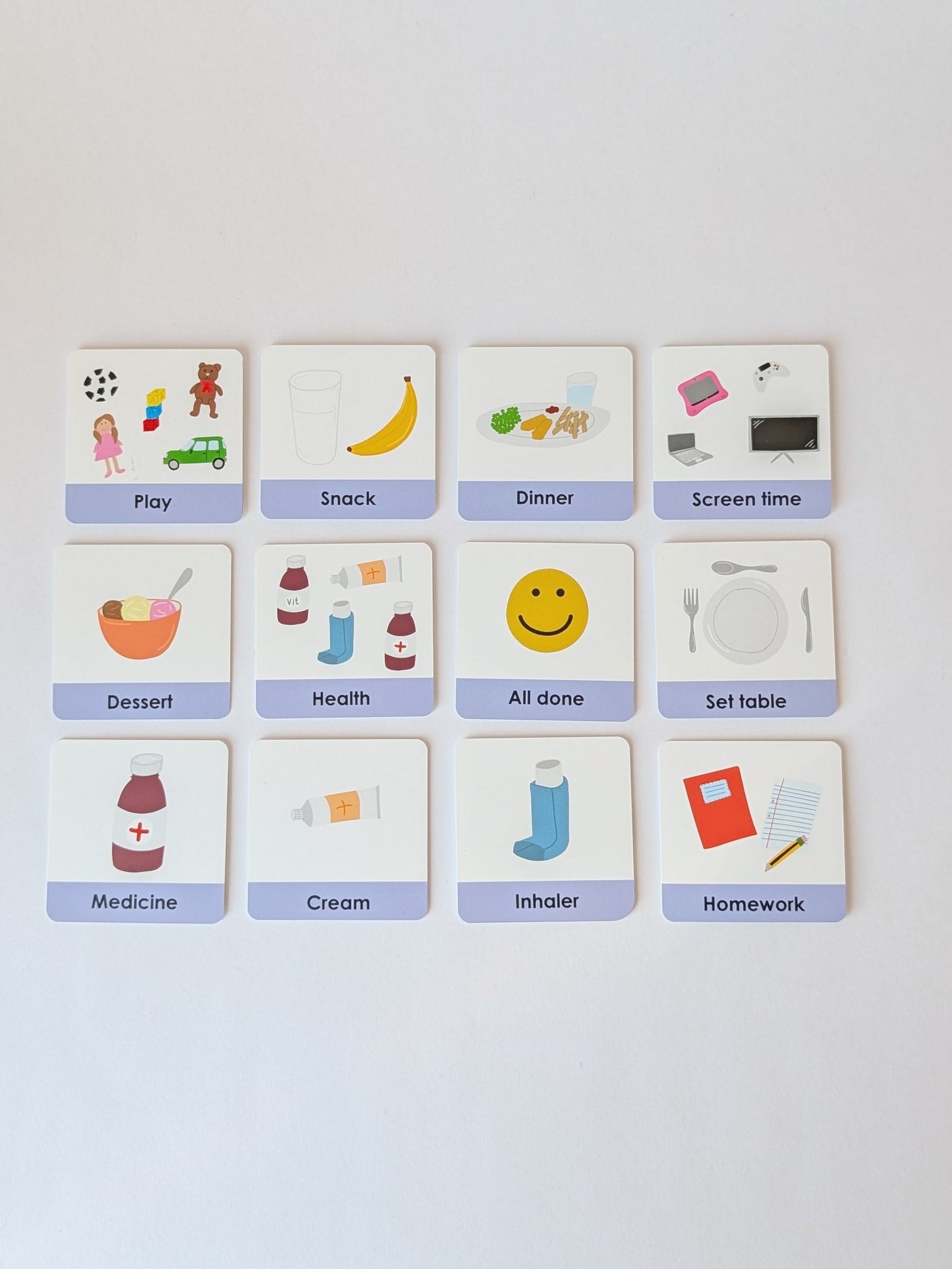 Evening routine chart