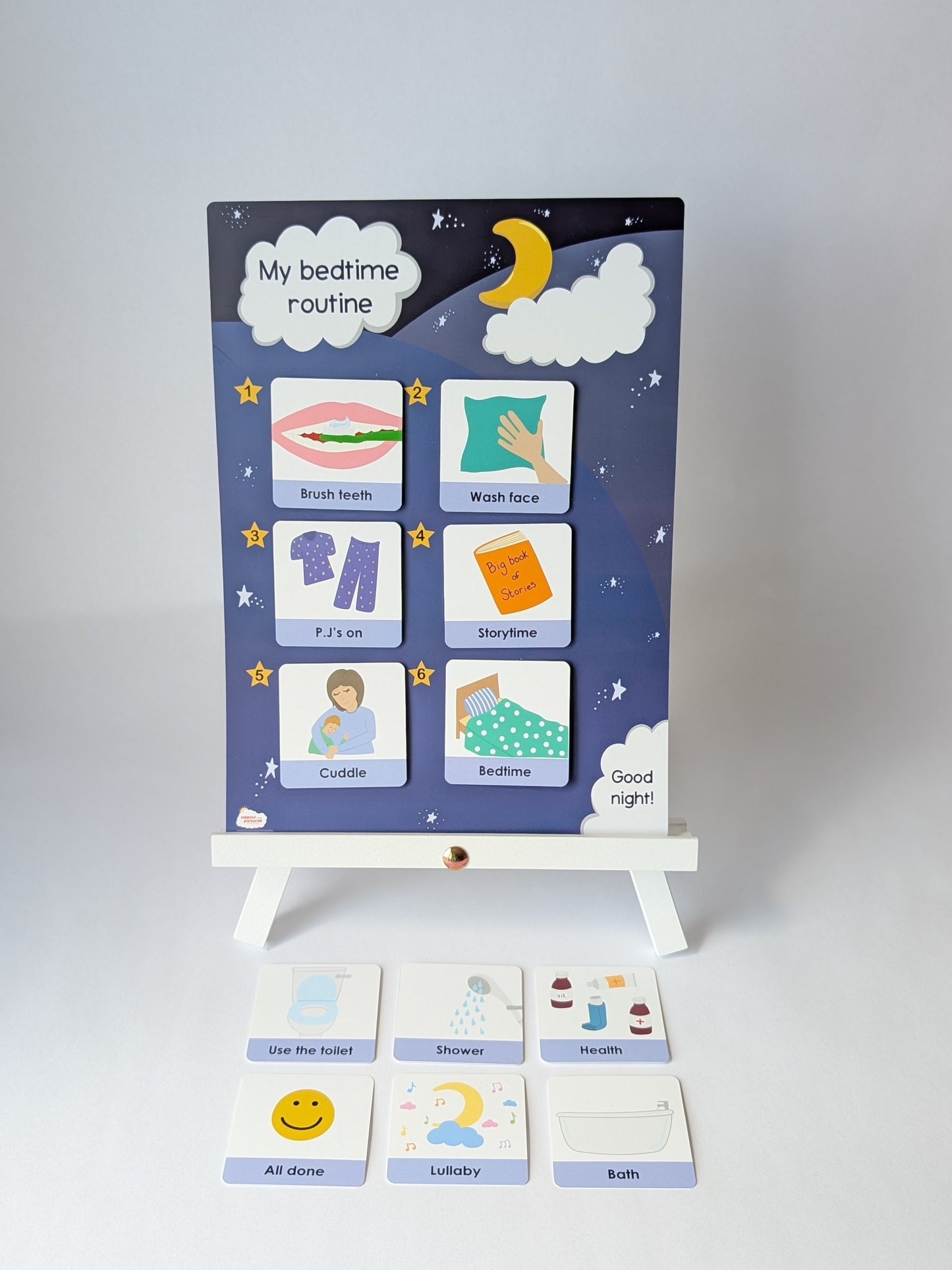 Bedtime routine chart