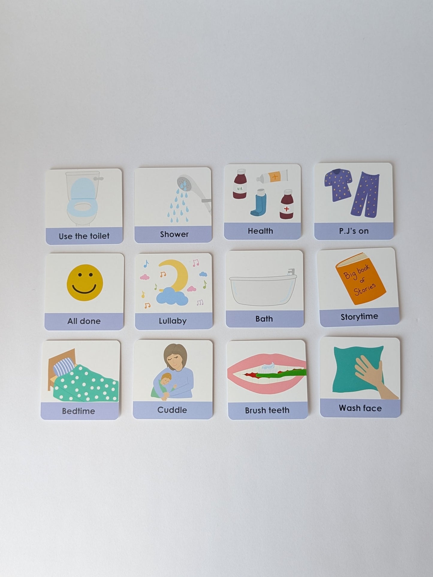 Bedtime routine chart