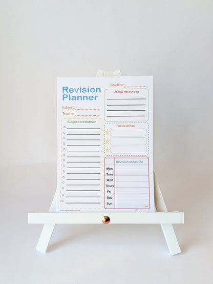 A5 Revision Planner Pad