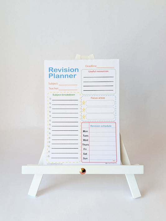A5 Revision Planner Pad
