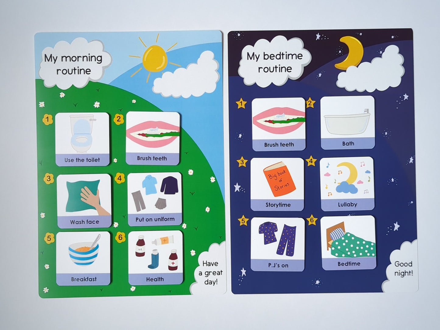 Morning and Bedtime routines multipack