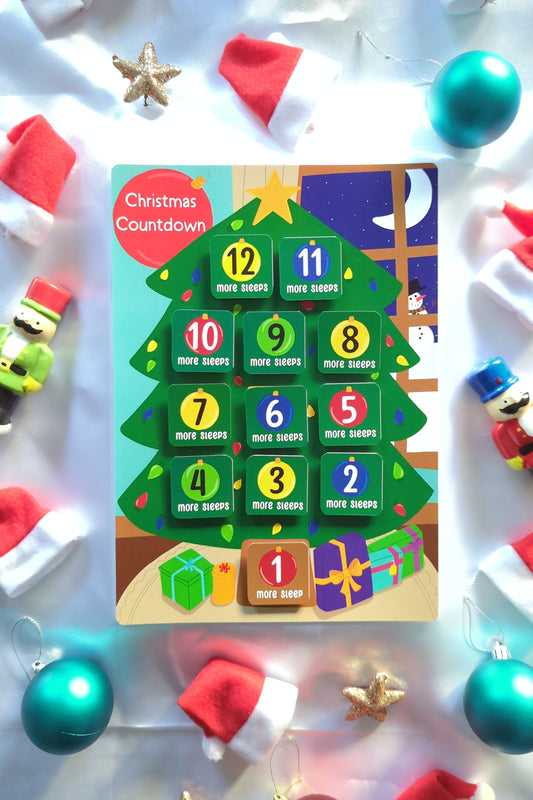 Christmas countdown visual